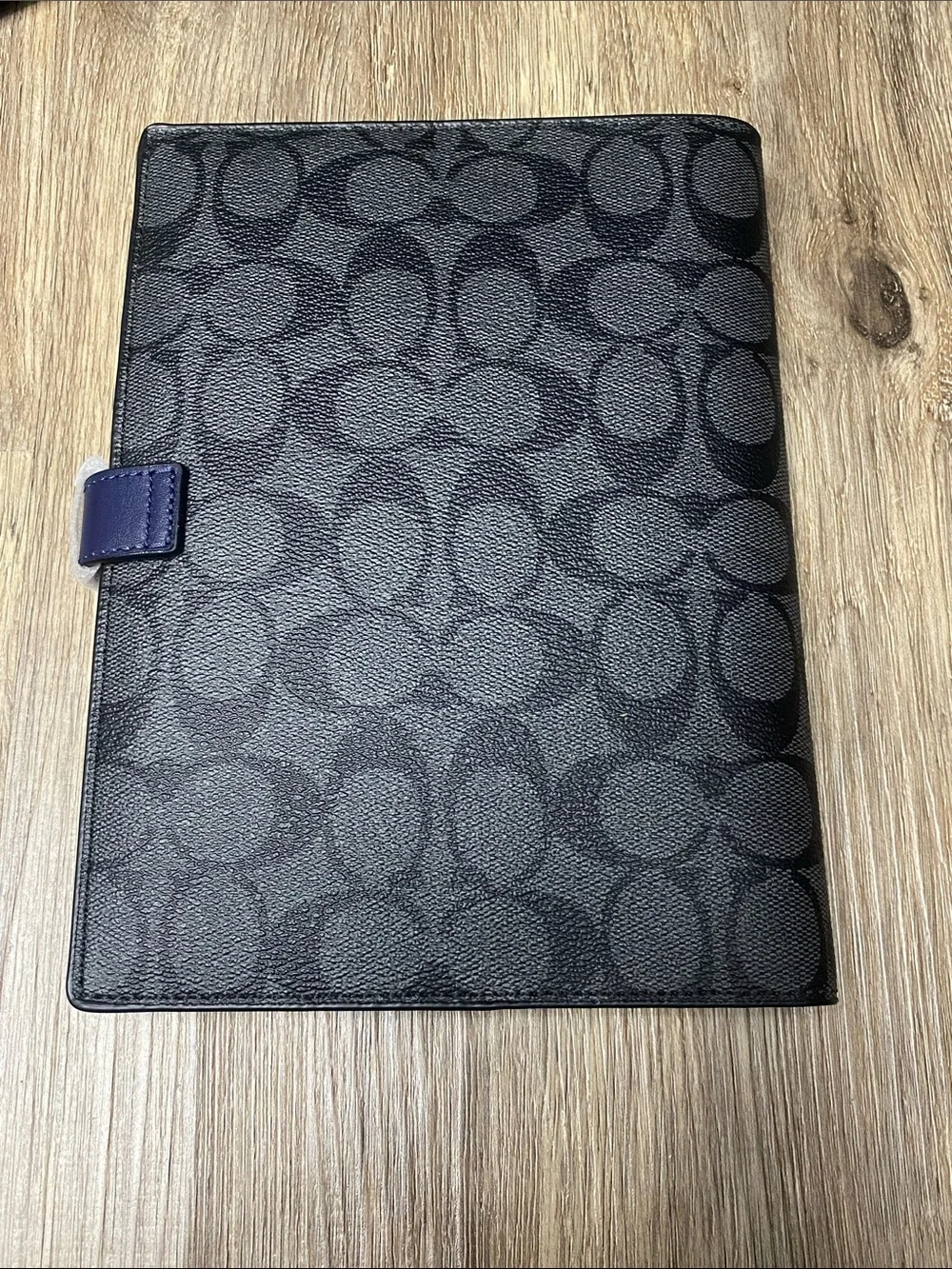 Coach Signature Notebook with Pencil Case